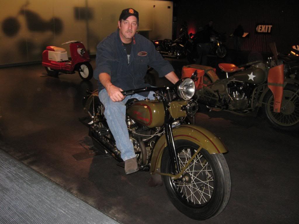 Us sitting on some older bikes. Rock Tumbling Hobby